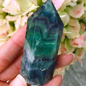 Flourite crystal tower